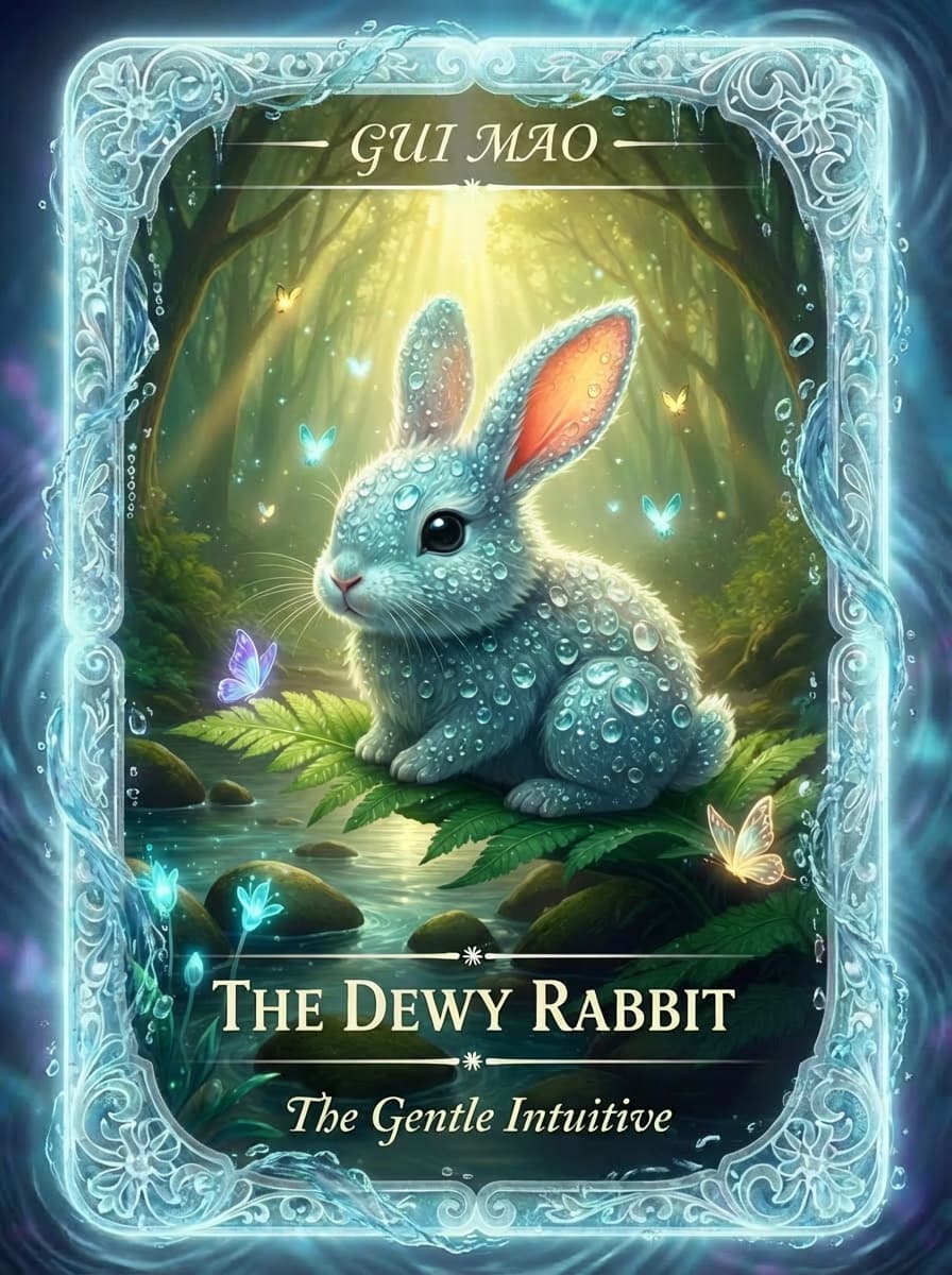 The Dewy Rabbit card
